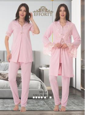 Effortt 9014 Sabahlıklı Lohusa Pijama Takımı