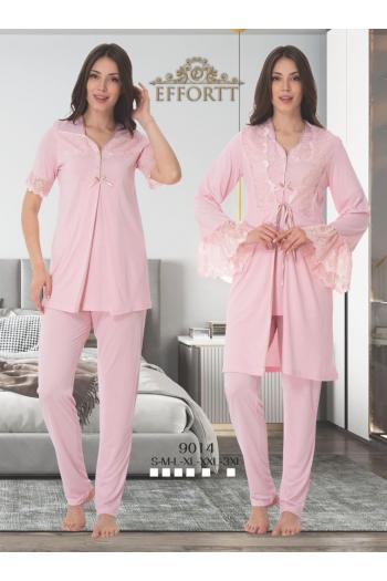 Effortt 9014 Sabahlıklı Lohusa Pijama Takımı