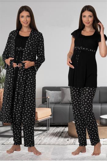 Effortt 6014 Sabahlıklı Lohusa Pijama Takımı